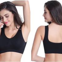Sudadera Deportiva Para Mujer Grande Sin Forro Un Solo Capa Para Yoga Correr Fitness Transpirable Sin Costuras Top Deporte - details 2
