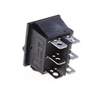1 UNIDS KCD4 Interruptor Basculante Negro DPDT ON/OFF/ON 6 PIN 16A/250VAC 20A/125VAC SHYTMV - details 1