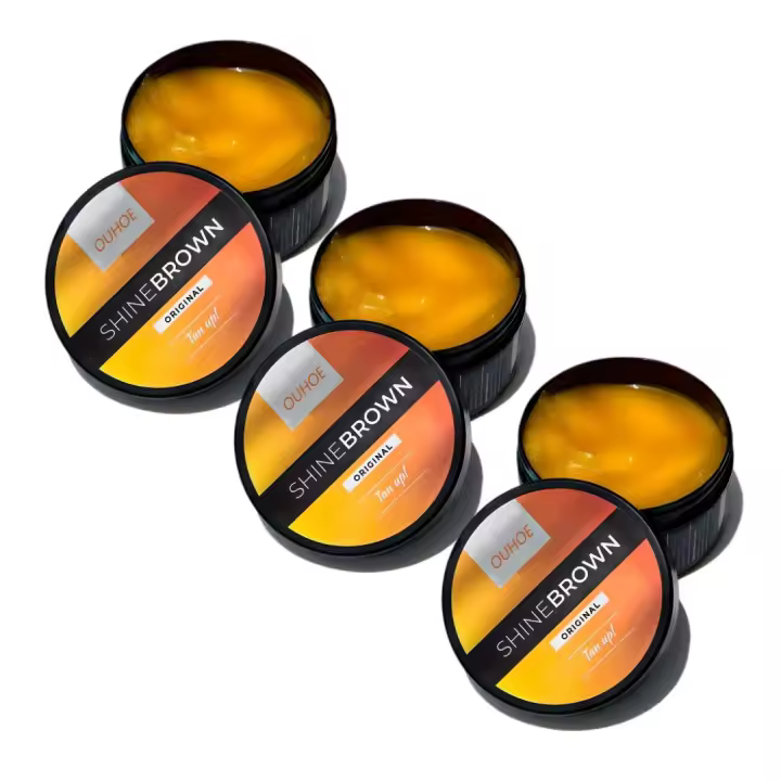 OUHOE Crema potenciadora del bronceado de alta calidad Shine Brown 100g  Envenus - 1