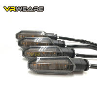 2Pcs Señales De Giro Para Motocicleta 8 LEDs Fluidez De Agua Indicador Flecha Lámparas Amarillas Para Honda RS150 XRE300 CRF300 X-ADV - details 4