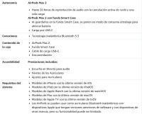 Apple AirPods MAX 2. Auriculares inalámbricos Over-Ear, cancelación Activa de Ruido, Audio adaptativo, Audio Espacial Personalizado, Traducción en Tiempo Real - details 12