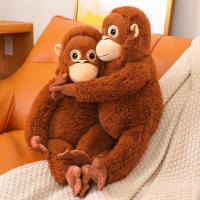 Juguete De Peluche Gorila Realista Para Niños Regalos De Cumpleaños Animal De Zoo Wild Onez Juguete Suave De Algodón PP - details 0