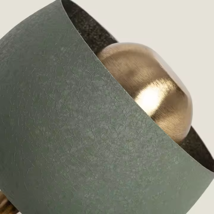 Ledkia Lámpara de Mesa Metal Sohail Verde - 1