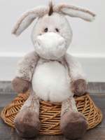 Juguete De Peluche Suave 32cm Burro Para Niños Y Niñas Decoración De Animal De Peluche Para Abrazar Y Jugar Fabricado Con Poliéster - details 6