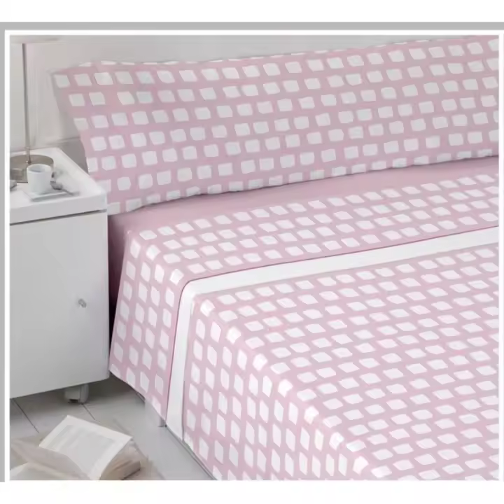 Juego Sábanas Coralina Zai color Nude  - Suavidad y Confort - Calidad Premium 🛏️ - 1