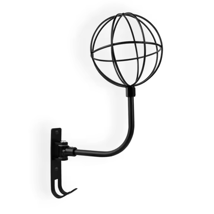 Soporte De Casco Para Motocicleta Con Gancho Y Rueda De Rotación De 180° Montaje En Pared Almacenamiento Organizador Para Cascos - 1