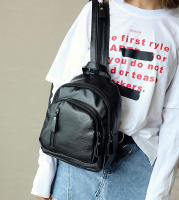 Mochila De Piel PU Para Mujer Pequeña Y Ligeramente Capaz Estilo Casual Con Cierre De Cremallera Mochila De Hombro Para Niñas Y Estudiantes - details 7