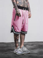 Shorts De Baloncesto Para Hombre Deporte Fitness Verano Malla Secado Rápido Pantalones Casuales Transpirables De Manga Corta - details 6