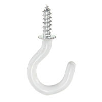MTSPACE 10pcs Conjunto De Gancho Para Colgar Plantas Y Joyería 30mm Acabado Templado Soporte De Taza De Plástico Gancho De Hierro Para Luces Cortinas - details 6