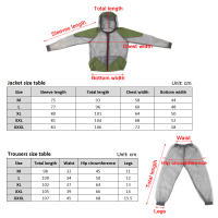 Traje Repelente De Mosquitos Para Exteriores Chaqueta Malla Con Capucha Protección Insecticida Para Pesca Y Camping Con Guantes Y Camisa - details 5