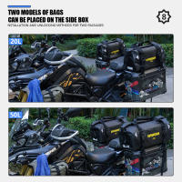 Bolsa De Asiento Para Motocicleta Impermeable De Viaje 20L 50L 70L 100L 40L 66L Equipaje Seco De PVC Para Exterior - details 7