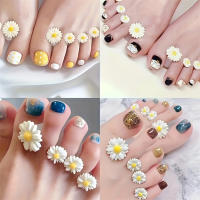 8 Pcs/Pack Separadores De Dedos De Pies En Forma De Margarita De Silicona Suave Para Pedicura Y Arte De Uñas Herramientas Para Espaciadores De Dedos De Pie - details 10