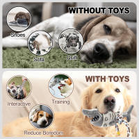 Juguetes Para Morder De Perro En Forma De Tiburón Con Correa Juguetes Interactivos Para Limpieza De Dientes Y Entrenamiento Resistentes Al Morder Suplemento Para Mascotas - details 5