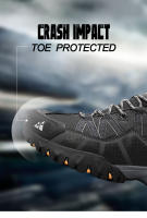 Zapatillas De Senderismo HIKEUP Para Hombre Transpirables Con Amortiguación Antideslizantes Deportivas De Montaña Exterior Zapatos De Correr Y Trekking - details 2