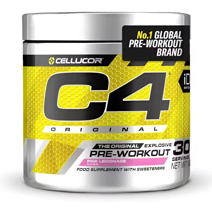 C4 Original Cellucor - Pink Lemonade | Suplemento en Polvo Preentrenamiento - 60 Raciones | Activar Concentración y Fuerza - 1