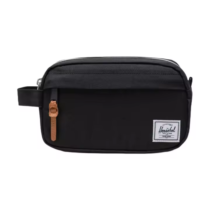 Neceser Negro Herschel Chapter Small Black con Asa de Transporte - 1