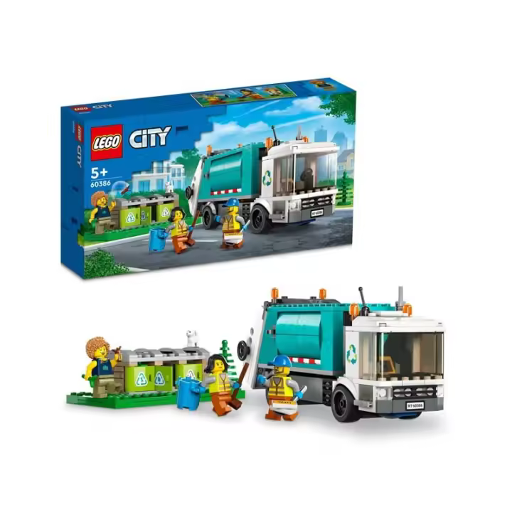 LEGO City Great Vehicles 60386 Camión de Reciclaje edad a partir de 5 años 23L60386 - 1