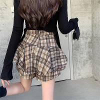 Falda Mini Tres Niveles Y2K Cintura Alta Tartán Volante Escocés Falda Skort Mujer Estilo Aesthetic Ropa Primavera Verano Otoño Invierno - details 7