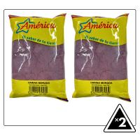 2 PAQUETE DE HARINA MORADA EL SABOE DE TU TIERRA SIN GLUTEN Y NUTRITIVO 400G.AMERICA ALTA CALIDAD - details 0