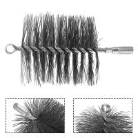 Cepillo De Limpieza Para Campana De 4 Pulgadas Con Varillas Flexibles De Acero Cepillo Para Secadora Y Hogar Kit De Cabeza De Cepillo Para Venta Por Pieza - details 0