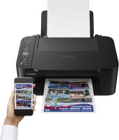 Canon PIXMA TS3750i / TS3751i - Impresora Multifunción 3 en 1 Inalámbrica desde Tu SmartPhone para Uso Domestico | Sistema de Inyección de Tinta | Impresión, Escaneo y Copia, WiFi | Incluye 2 Cartuchos (Negro y Color) - Colores: Blanco o Negro - details 2