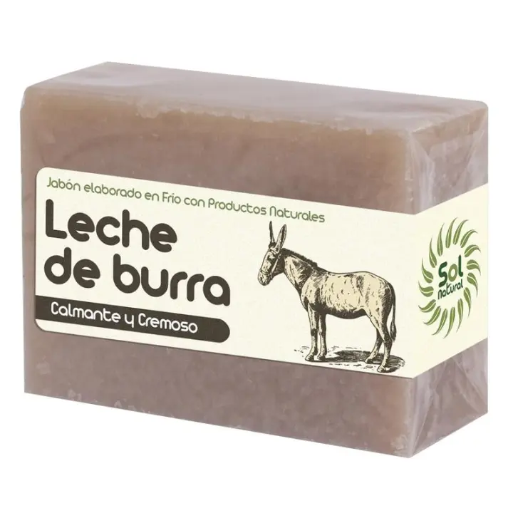Solnatural Jabon De Leche De Burra 100 G.. - 1