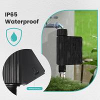 Medidor De Agua Con Timer WiFi Solar De MoesHouse IP65 Impermeable Con Entrada De Latón Sensor De Temperatura Y Humedad Del Suelo Compatible Con Tuya UK - details 5