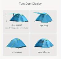 BOPORO Tienda de Poste de Aluminio Impermeable para Camping Al Aire Libre - details 2