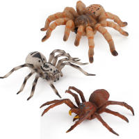 Figura De Acción Simulación De Araña Tarántula Negra Para Juegos De Halloween Juguetes Educativos Divertidos Y Terroríficos Para Adultos Y Niños - details 1