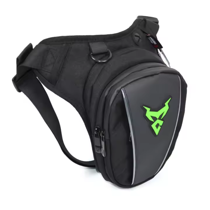Bolsa De Pierna Para Motocicleta Impermeable Con Móvil Táctico De Oxford Bolsa De Cinturón De Bum Para Viajes Y Teléfono Móvil - 1