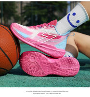 Zapatillas De Baloncesto Para Hombres Transpirables Antideslizantes Absorbentes De Impacto Ligeros Con Suela Suave Y Luz Deportivas Para Estudiantes - details 28