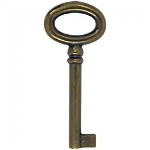 Llave Clásica Ovalada Oro Viejo L72 - Estilo Clásico - Alta Calidad - 1