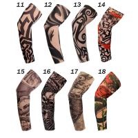 1PC Protección UV Para Brazos Flor Arm Tattoo Sin Costuras Mangas De Protección Solar Para Hombres Y Mujeres Mangas Térmicas Para Exterior - details 3