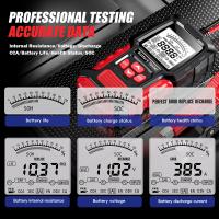 Testero De Batería De Coche 12V 24V Analizador De Sistema De Batería Para Coche Y Motocicleta Herramienta De Prueba De Carga Y Arranque - details 3