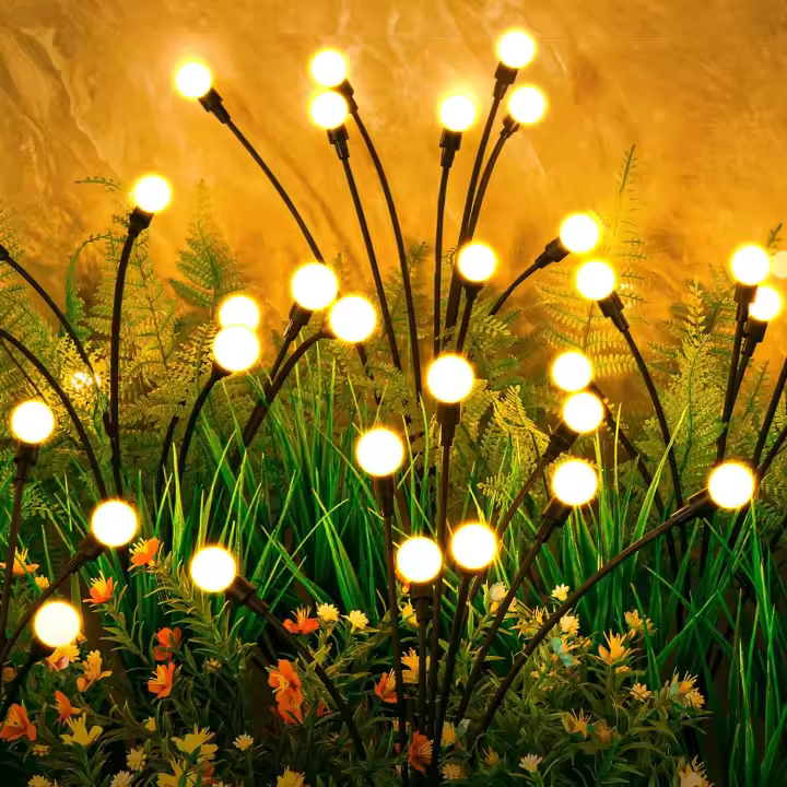 Luces Solares De Aves De Noche IP44 Impermeables Para Jardín Luces De Navidad Exteriores Decorativas Para Fiesta En El Jardín - 1