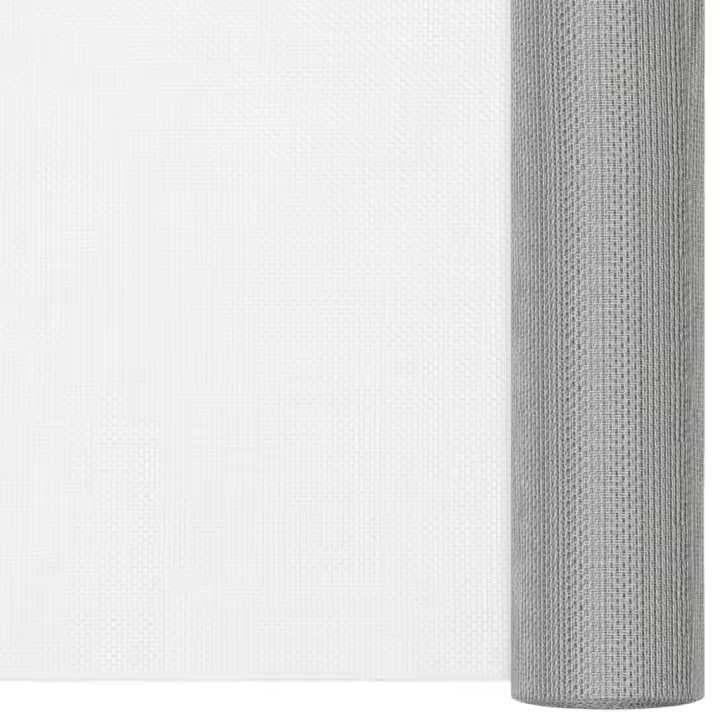 vidaXL Malla mosquitera de acero inoxidable plateada 100 x 500 cm,  100 x 1000 cm,  60 x 500 cm y mas Protección contra Mosquitos y Moscas - 1