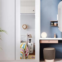 Espejo Largo De Pared Acrílico Suave Para El Hogar Marco Sin Marco Cuadrado Flexible Y Antirrompible Para Baño Sala De Estar Y Armario De Vestir - details 0
