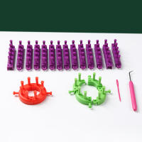 Nueva Máquina De Tejer DIY Multifuncional Con Marco De Tejer Y Conjunto De Anillo Largo Para Educar a Niños Incluye C�rdoba De Crochet Para Bufanda Gorro Calcetines - details 4