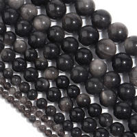 Bolas De Piedra Preciosa Negra Labradorita AAAAA 6/8mm Para Creación De Joyas Collares Y Pulseras DIY - details 3