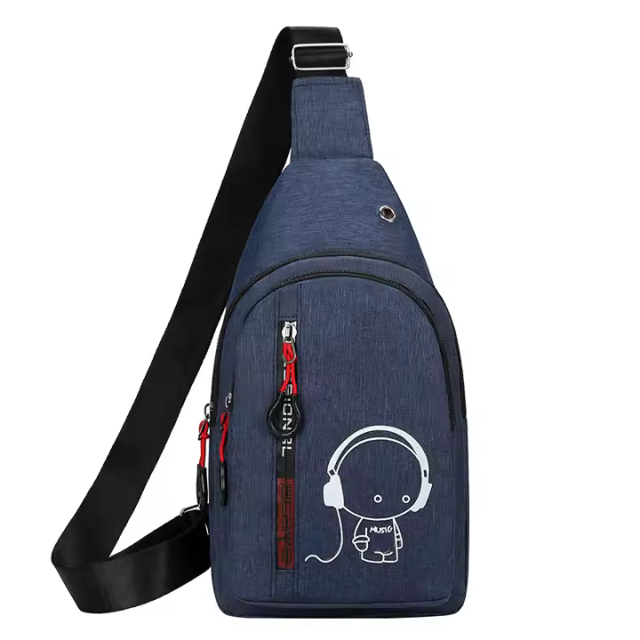 Bolso De Pecho Para Hombres Y Mujeres Deportivo Al Aire Libre Running Brillante En La Oscuridad Casual Bolso De Cruzado - 1