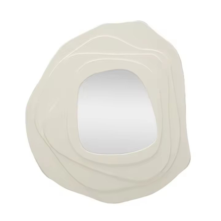 Espejo con Marco MF475, MDF, Blanco, 90x4x97 cm - 1