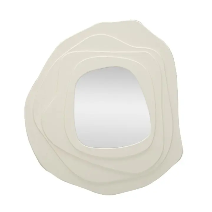 Espejo con Marco MF475, MDF, Blanco, 90x4x97 cm - 1