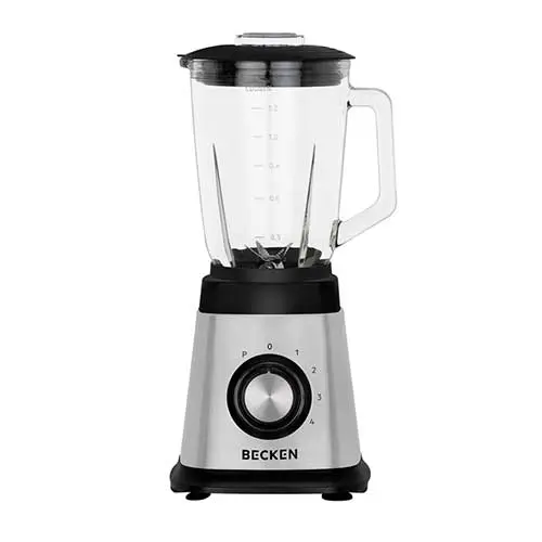 Batidora Vaso 1.5L 1000W Becken BTB5027 Inox - 1