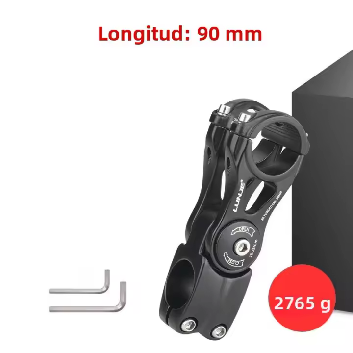 Perilla Bicicleta MTB Power Stem Road Mountain Bike Ajustable 31.8mm Aluminio Aleación Puente Ciclismo 90/110/130/145MM - 1