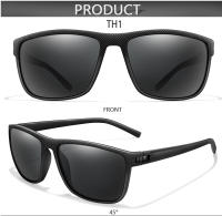 Gafas De Ciclismo Polarizadas Clásicas LOISRUBY Para Hombres Y Mujeres UV400 Protección Solar Para Camping Senderismo Y Conducción Gafas De Montar Bicicleta Cuadradas - details 3