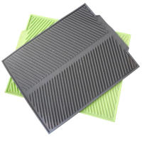 Alfombrilla De Drenaje Para Cocina De Silicona Grande Organizador De Trabajos Para Platos Y Cubiertos Alfombrilla De Secado Para Fregadero Estilo Europeo Eco-amigable - details 9