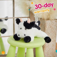 Muñeco De Peluche De Vaca Lechera De 28cm Regalo Para Niñas Animal De Peluche Adorable Color Blanco Y Negro Para Niños De Preescolar Juguete Kawaii - details 3