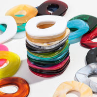 10pcs Cuentas De Acrylico En Forma De Cuadrado Grande Para Hacer Pulseras Collares Y Aretes DIY Accesorios De Joyería - details 11