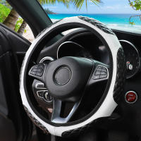 Cubierta De Volante De Coche Artificial De Lobo Suave Y Cómoda Para 14.5-15 Pulgadas Sin Anillo Interior Estilo Estéreo - details 9