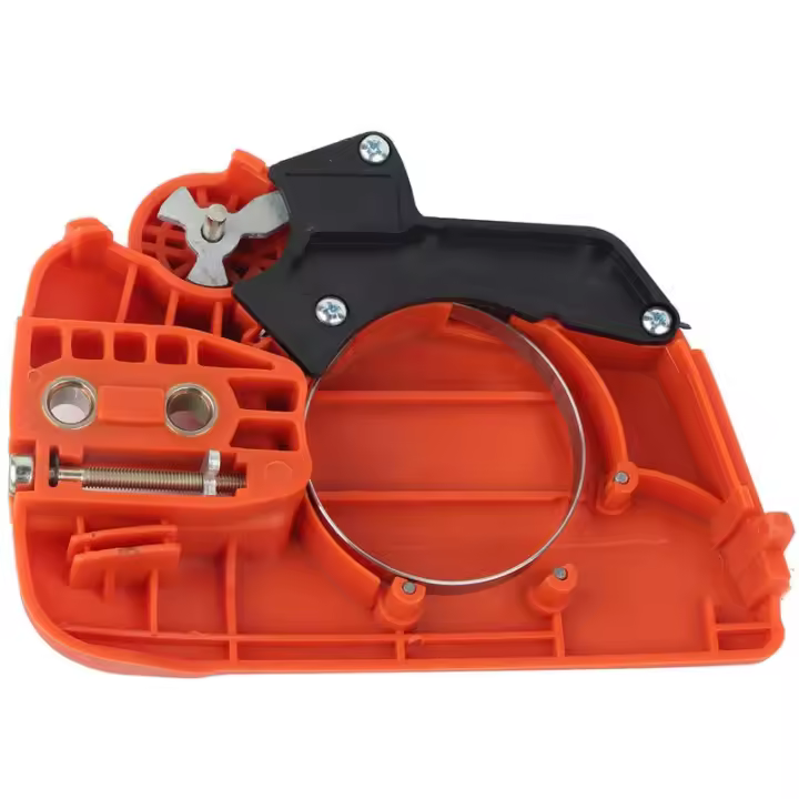 Conjunto de freno de cadena de cubierta de piñón de embrague compatible con motosierra Husqvarna 235 235E 236 240 - 1